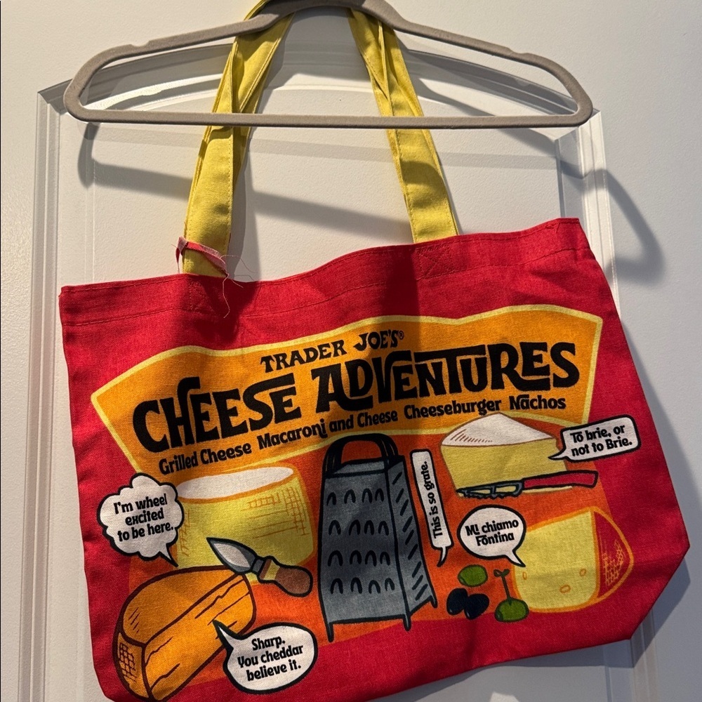 NWT! Trader Joe's Cheese Experience Tote - Picture 5 of 6